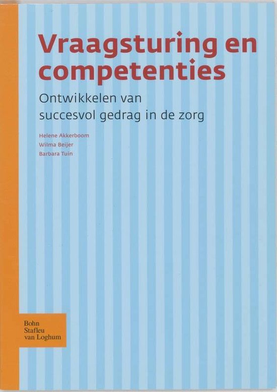 Boek cover Vraagsturing en competenties van B.C.M. Tuin (Paperback)