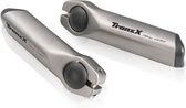 Tranzx jd-897 stuur bar ends alu zilver 95 mm