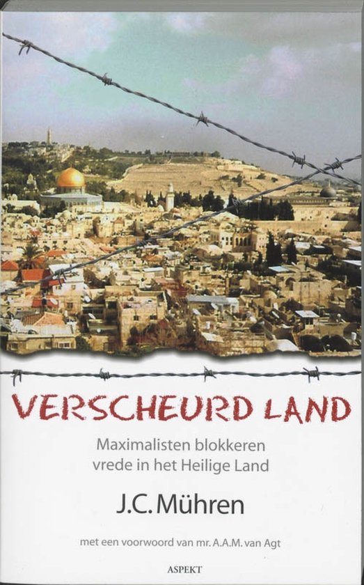Cover van het boek 'Verscheurd land'