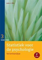Statistiek voor de psychologie 3 - Statistiek voor de psychologie deel 3