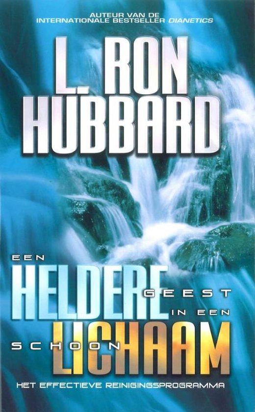 Boek 'Een heldere geest in een schoon lichaam'. Waterval op de cover.