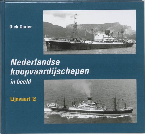 Cover van het boek 'Nederlandse koopvaardijschepen in beeld' van D. Gorter