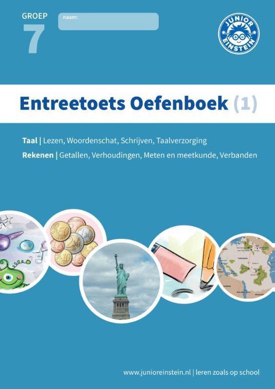Entreetoets oefenboek 1 Gemengde opgaven voor groep 7 Opgave ... - cover