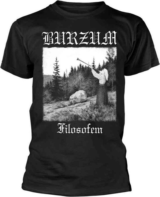 T-shirt unisexe Burzum - XXL- FILOSOFEM 2018 Zwart