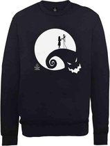 Nightmare Before Christmas, The Sweater/trui -XXL- MOON OOGIE BOOGIE Zwart