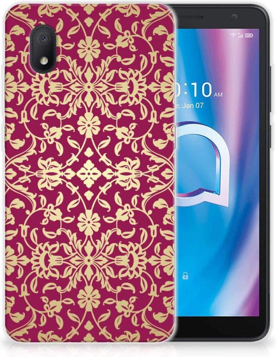TPU Hoesje voor Siliconen Hoesje Alcatel 1B (2020) Barok Pink