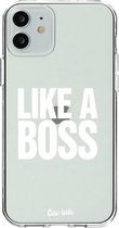 Casetastic Apple iPhone 12 / iPhone 12 Pro Hoesje - Softcover Hoesje met Design - Like a Boss Print