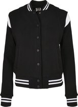 Urban Classics College jacket -XS- Organic Inset Zwart