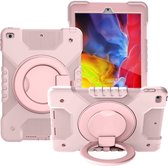 iPad 10.2 (2019 / 2020 / 2021) hoes - 10.2 inch - Extreme Hand Strap Armor Case - Roze
