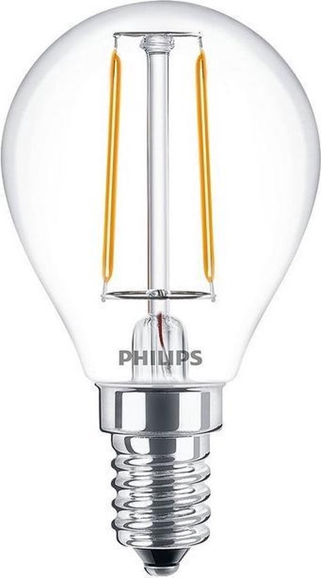 Philips Myrte Led-lamp - E14 - 2700K Warm wit licht - 2 Watt - Niet dimbaar  | bol.com