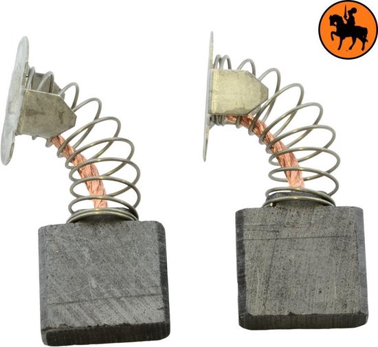 Jeu de balais de charbon pour défonceuse / scie Makita GA9030R - 7x18x16mm