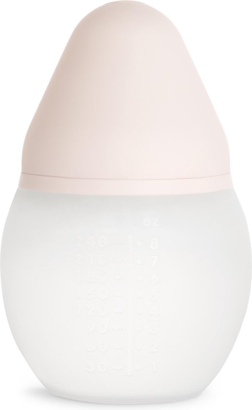 Silicone Babyfles 240 ml (05 Oz) Nude - Elhée — afbeelding 2