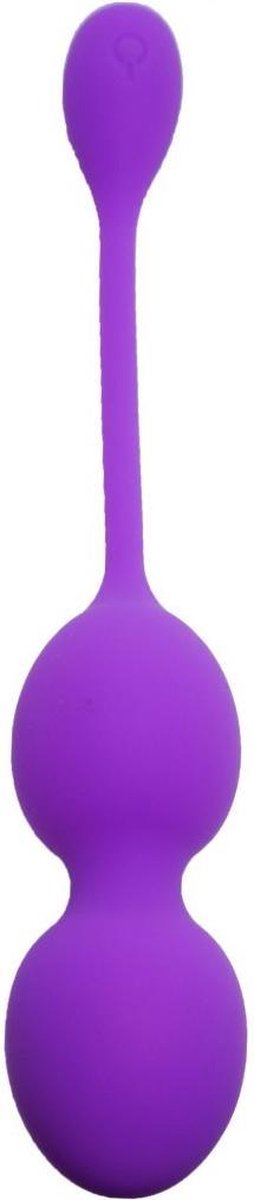 Goedkoopste Vagina Balletjes - Vibrerende - Vibrerend Eitje - Trill Ei - Kegel Balls 32mm 80g Purple 10 function USB - Boss Series