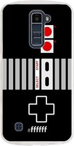 6F hoesje - geschikt voor LG K10 (2016) -  Transparant TPU Case - NES Controller #ffffff
