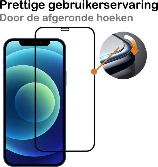 iPhone 12 Pro Case Book Case Cover avec 2x Protecteur d'écran Full 3D Wit