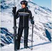 Dare2B Vindicator waterdichte, geïsoleerde ski-jas met capuchon voor heren, ademende outdoorjas, zwart ebbenzwart