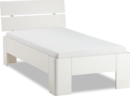 Beter Bed Select lit Fresh 400 avec tête de lit - 90 x 210 cm - Blanc
