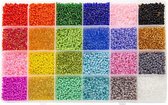 Kralendoos XL - Rocailles (2.5 mm / 24 x 12 gram) 'Mix Color'