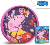 Peppa Pig Wandklok - Ø 25 cm - Roze