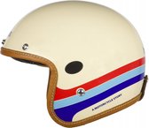 Helstons Mora Carbon Fiber Beige Jet Helmet L