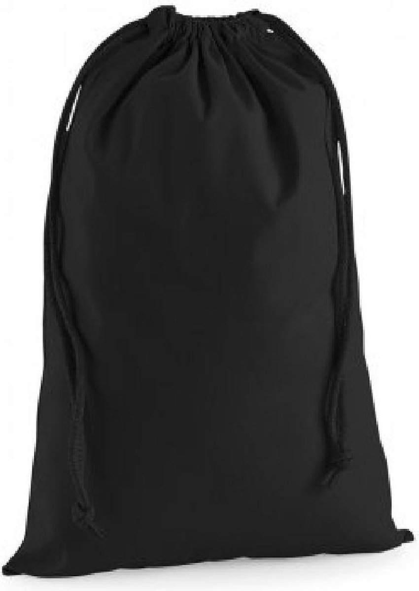 Westford Mill Premium Katoenen Stuff Bag (Zwart)