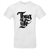 Thug Life heren t-shirt | gangster | tupac | crimineel | wit