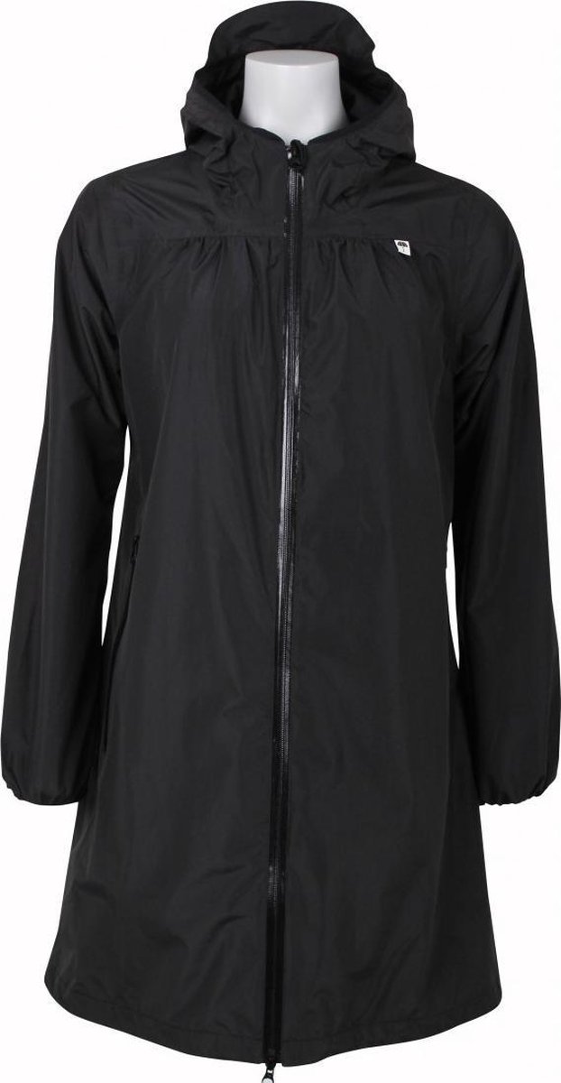 Helen Raincoat Black (w. Black Zipper) van Danefae XL