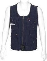 T'RIFFIC® STORM Werkgilet Canvas washed 100% katoen Marine size XL