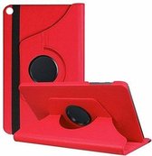 P.C.K. Hoesje/Boekhoesje/Bookcover/Bookcase/Book draaibaar rood geschikt voor Samsung Galaxy Tab A7 2020 10.4 Inch (T500/T505)