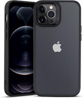 ESR Classic Hybrid - iPhone 12 Pro Max Hoes - Schokbestendige Back Cover - Soft TPU Case - Transparant/Zwart