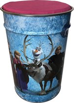 Disney Frozen opbergton - Speelgoed opbergbox met deksel - metaal - kinderen