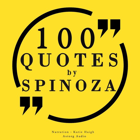 100 quotes by Baruch Spinoza - cover