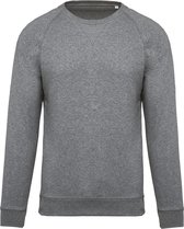 Kariban Heren Organische Raglan Sweatshirt (Grijze Heide)