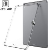 Hoes geschikt voor iPad Air 4 10.9 hoesje - siliconen transparant cover /Hoes geschikt voor iPad Air 4 (2020) Anti-Shock siliconen Backcover Clear