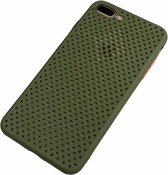 Apple iPhone 7 Plus / 8 Plus - Silicone hoesje Liam groen - Geschikt voor