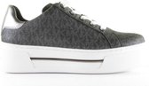 Michael Kors Ashlyn Logo Platform Zwart Dames Sneakers Zwart Divers | Kleur Zwart Divers| Maat 39,5