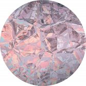 Glossy Crystals Zelfklevende Behangcirkel ⌀125cm