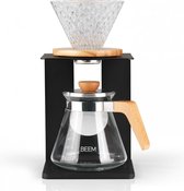 BEEM Pour Over Coffee Maker Set, 4-delige pour over set voor filterkoffie – handmatig koffie zetten