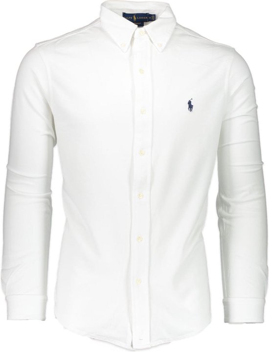Polo Ralph Lauren Overhemd Wit Getailleerd - XS - Heren - Never of stock... bol.com