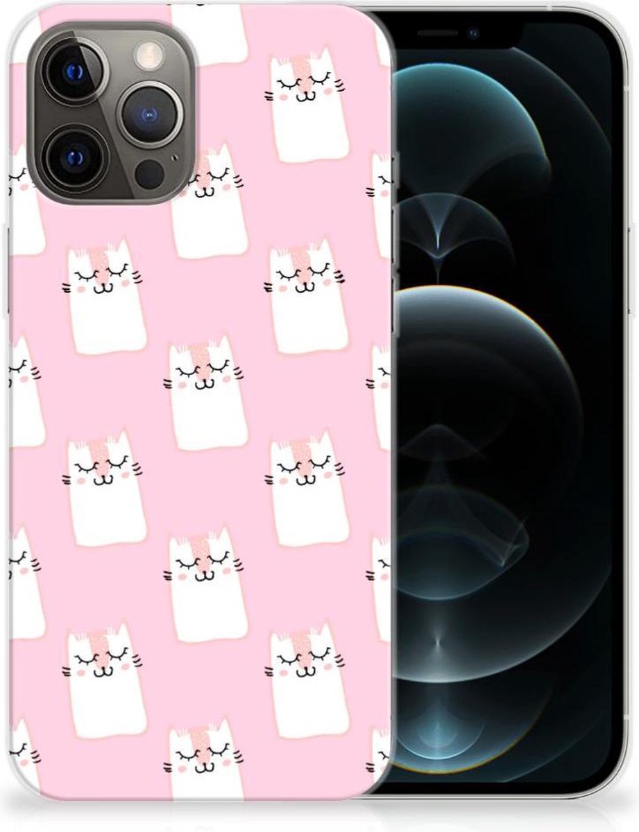 iPhone 12 Pro Max TPU Hoesje Sleeping Cats