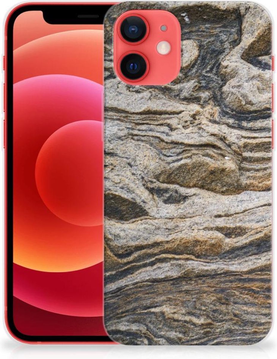 iPhone 12 Mini TPU Siliconen Hoesje Steen