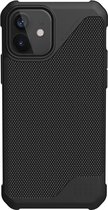 UAG - iPhone 12 Pro Hoesje - Back Case Metropolis LT Stof Zwart