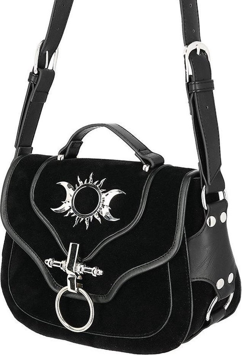 Restyle - Triple Goddess Schoudertas - Zwart