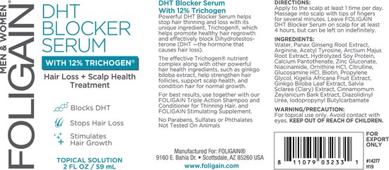 FOLIGAIN – DHT Blocker met 12% Trichogen – 59 ml