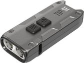 Nitecore Tip SE Metallic Gray Sleutelhangerlamp oplaadbaar - 700 lumen - 90 meter - Grijs