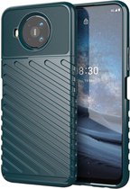 Nokia 8.3 Twill Thunder Texture Back Cover Groen