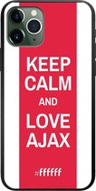 iPhone 11 Pro Hoesje TPU Case - AFC Ajax Keep Calm #ffffff