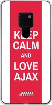 Huawei Mate 20 Hoesje Transparant TPU Case - AFC Ajax Keep Calm #ffffff