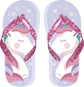 Arditex Teenslippers Unicorn Meisjes Eva Blauw Maat 40