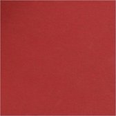 Faux Leather Papier, B: 50 cm, unikleurig, 350 gr, rood, 1 m/ 1 rol